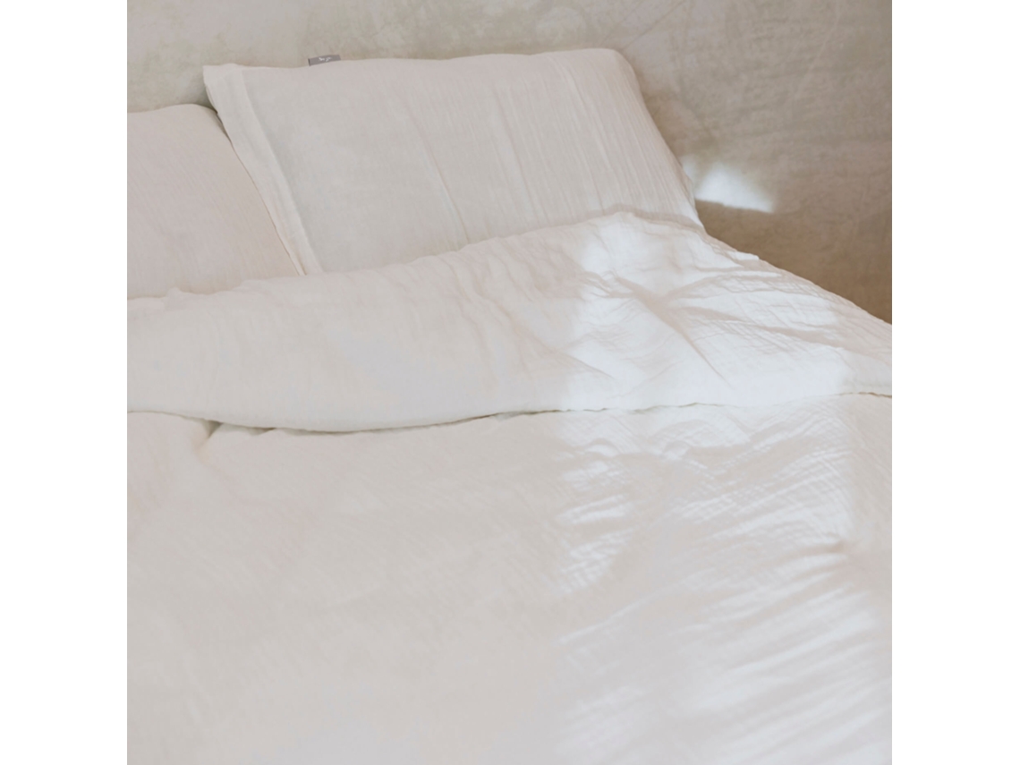 Funda Nórdica Muselina Blanco Cama 135