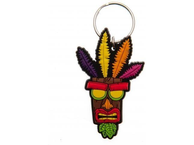 CRASH BANDICOOT - RUBBER KEYCHAIN AKU A