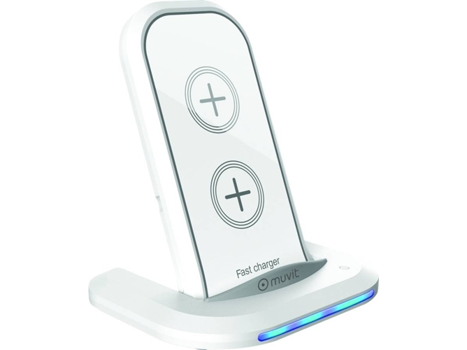 BASE DE CARGA QI 5W/7,5W/10W 2A BRANCO
