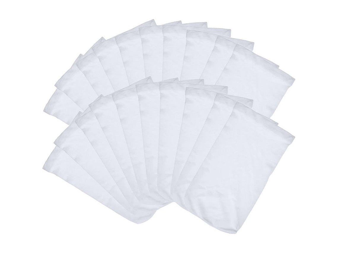 20 Calcetines Skimmer Para Piscinas, De Nailon Elástico Duradero Y Con Filtros De Tela, Blancos.