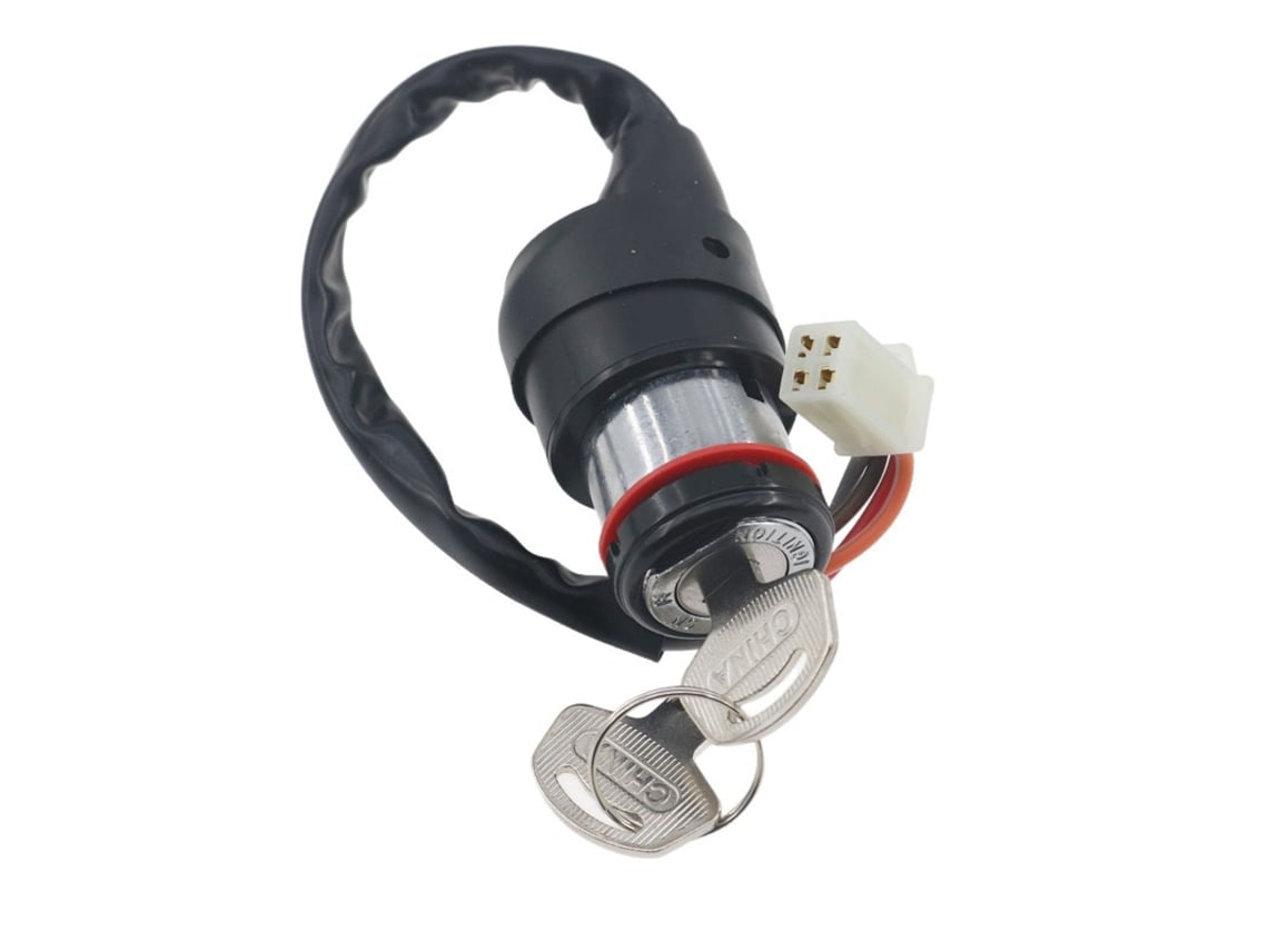 Conjunto De Trava De 4 Fios Para Suzuki Gn125/150 – Kit Completo Com Chaves Para Motos Cruiser