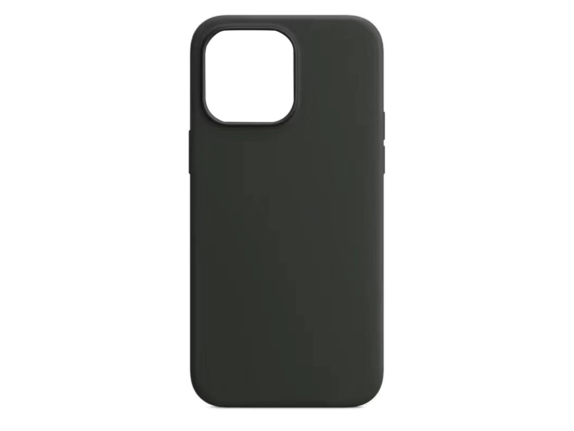 Caja Protectora De Seguridad (magnética, Resistente A Impactos) Para Iphone12/13 Silicona Mag Negro Medianoche