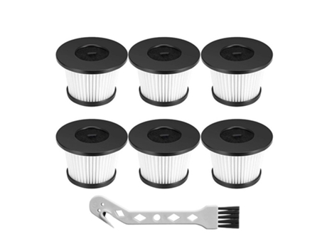 Piezas de filtro de repuesto para aspiradora Moosoo K24, accesorios inalámbricos de mano, cepillo de limpieza de filtro