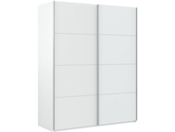 Armario DMORA Blanco (Aglomerado de Melamina - 150x200x60 cm)