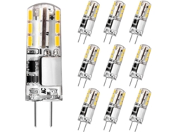 Bombilla Led G4 De 2w Y 200lm, Equivalente A Una Halógena De 20w, Luz Blanca Cálida De 3000k, 12v Ca/cc, Sin Parpadeo, Para Timbre De Cocina.