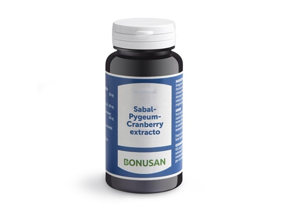 Aceite Essencial BONUSAN Sabal Pygeum - Cranberry Extrato (60 cápsulas)