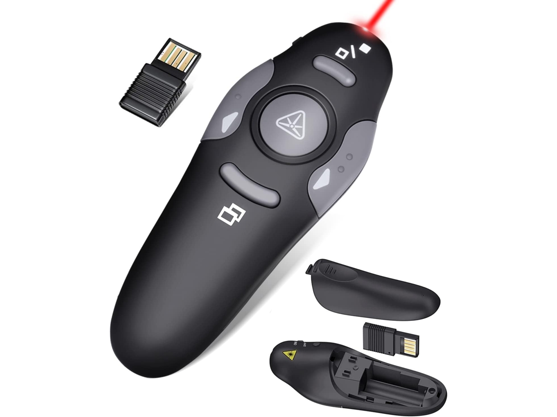 Clicker De Presentación Inalámbrico Presenter Para Presentaciones De Powerpoint Gertiz