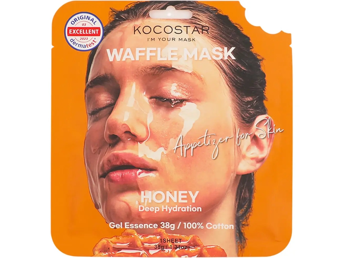 Kocostar Honey Waffle Mask Pack - Mascarilla Hidratante 38 G