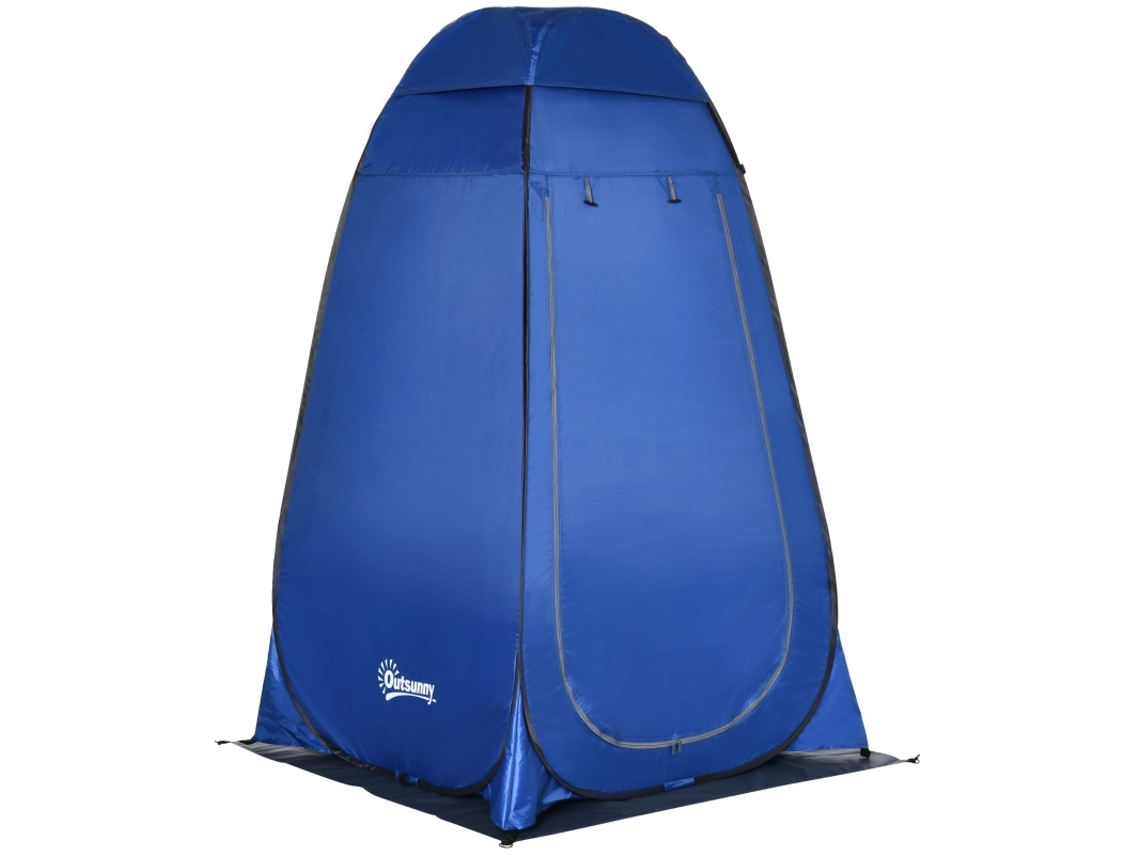 Tienda De Ducha/inodoro Plegable Azul Oscuro Para Camping