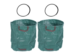 2 Bolsas De Jardín De 72 Galones Para Plantas, Flores Y Hojas, De Pp Resistente Con Asas.