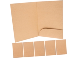 Carpeta De Archivo De Papel Kraft De 10 Piezas Con Ranura Individual