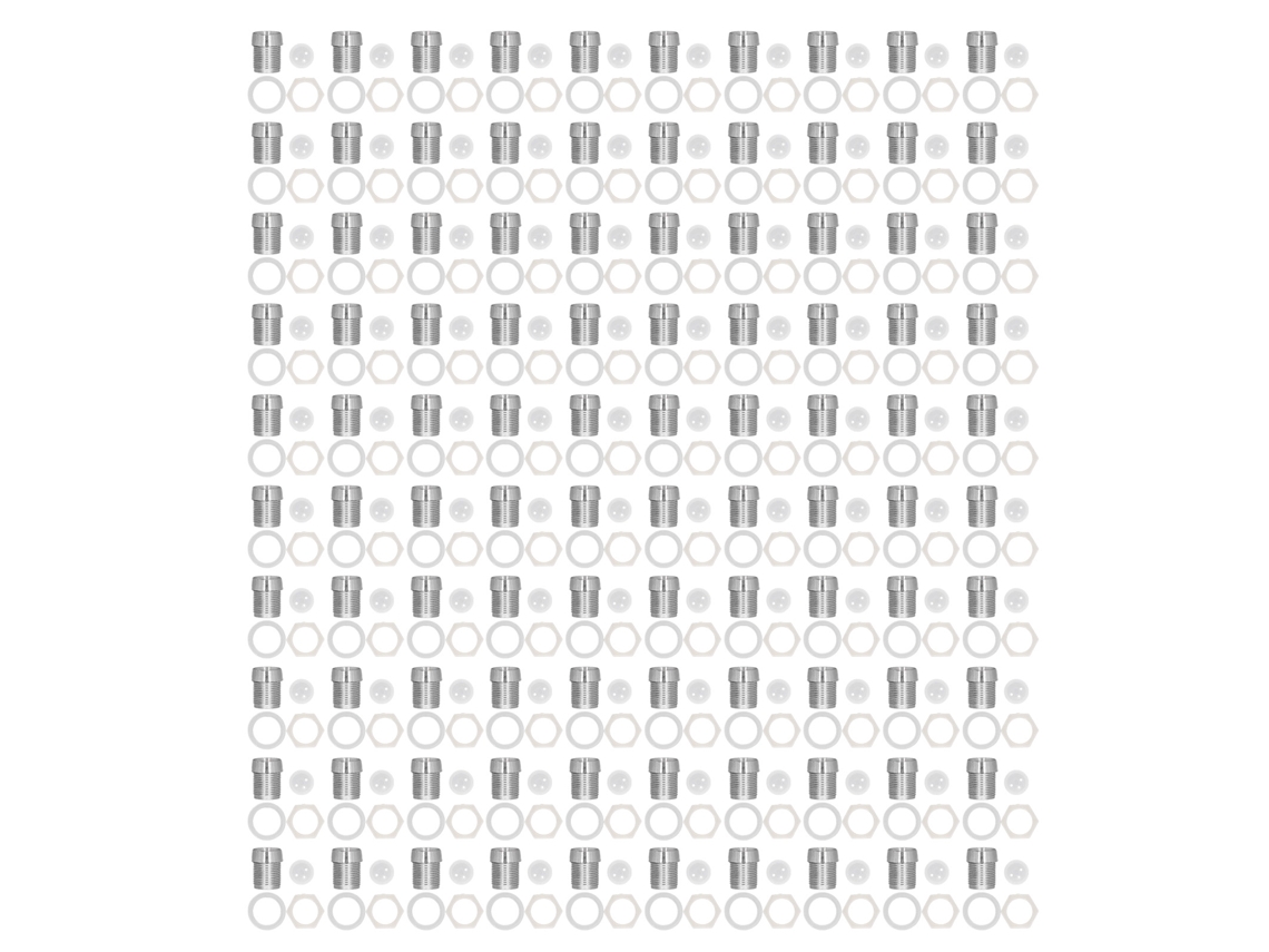 100 Piezas De Clips De Montaje De Plástico De 10 Mm Para Paneles Led De Diodos Emisores De Luz