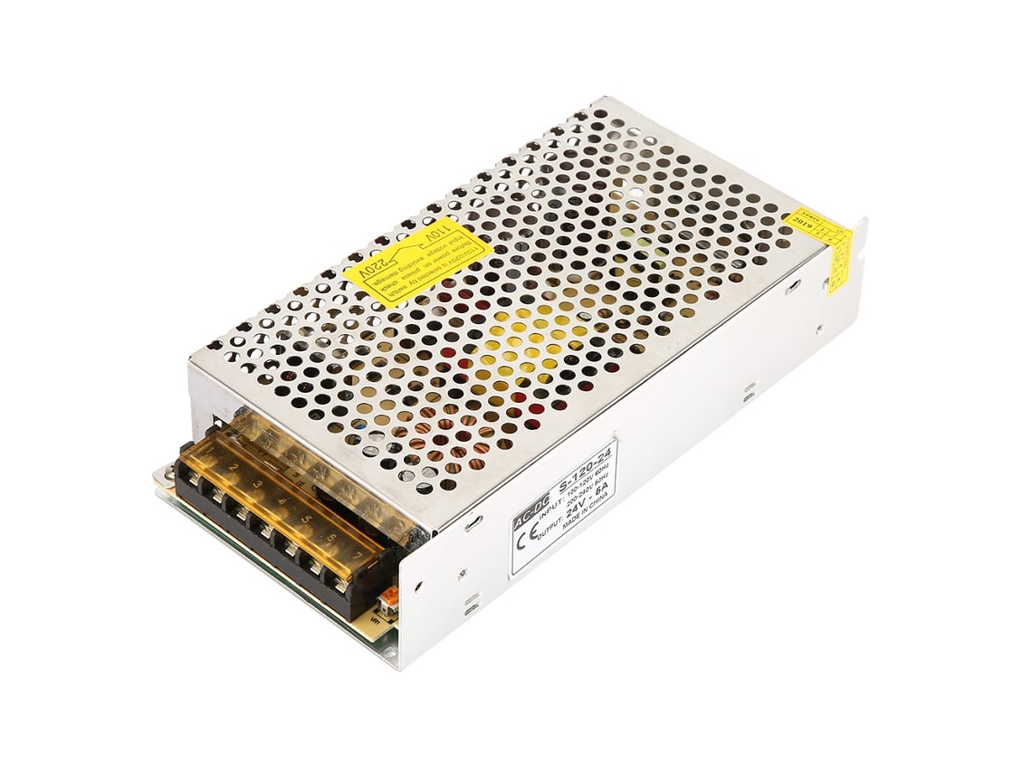 Fonte De Alimentação Com Conversor De Tensão 110v-220v Ca Para 24v/5a 120w Para Driver De Led