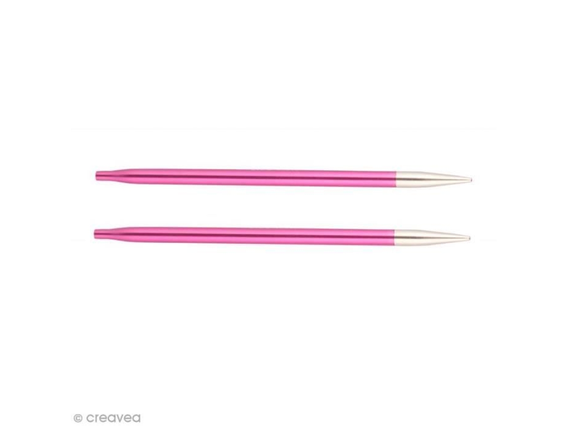 Agujas circulares intercambiables Knitpro fucsia de 5 mm, comodidad y flexibilidad Knit Pro