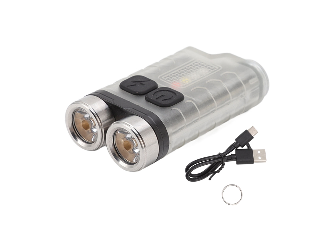 2026-linterna Mini Llavero Recargable Usb V3 Impermeable Portátil Magnética Para Camping Senderismo Mantenimiento Luz Blanca