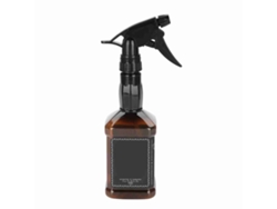 Botella pulverizadora recargable de 650 ml para peluquería, color marrón.