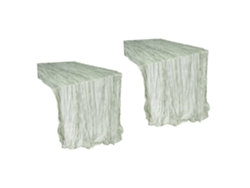 Mantel De 2 Piezas Para El Hogar, Funda De Mesa, Decoración De Mesa