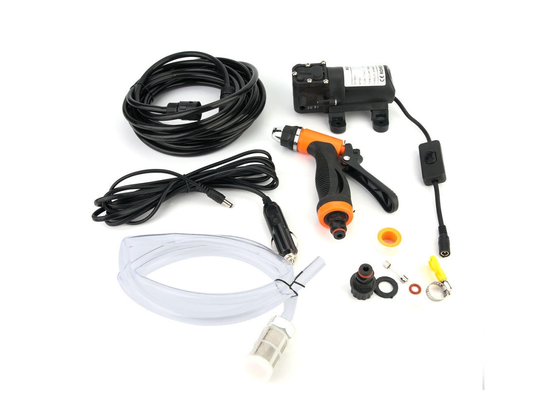 Kit De Limpieza Eléctrica 24v Para Coches Con Bomba, Pistola Y Manguera De 6m. Ideal Para Lavado Eficiente.
