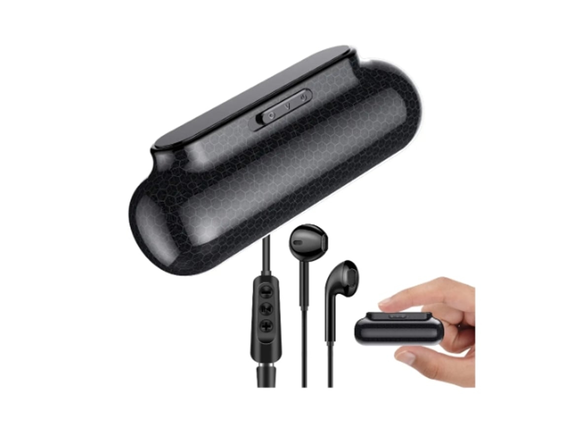 Grabadora de Voz Magnética de 8 Gb con Reproducción Grabadora de Cinta de Audio Digital con Batería Fuerte de 500 H Negro YEMAESRE
