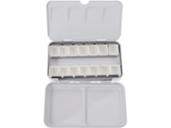 Caja De Acuarelas Metálica Portátil Con 14 Compartimentos Extraíbles, Paleta De Pintura