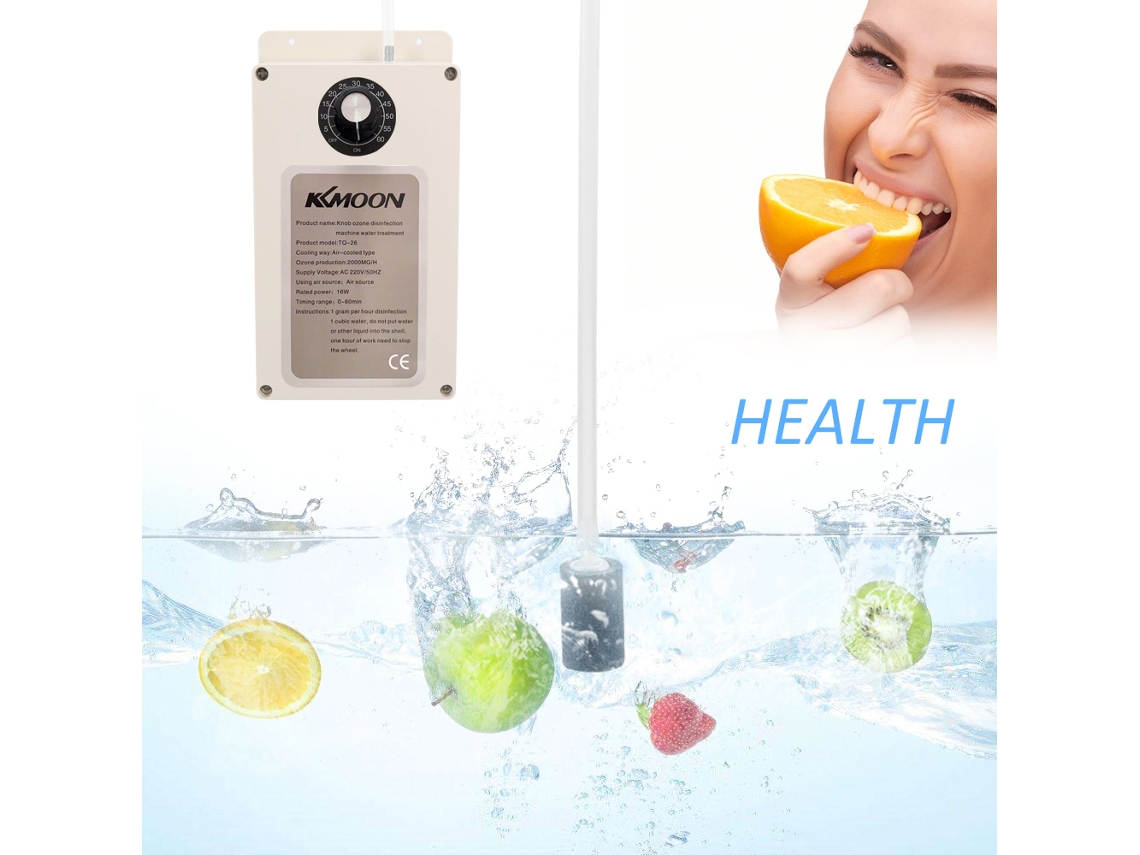 Máquina De Ozono Portátil De 2000 Mg/h, Purificador Multifuncional De Aire Y Agua Para El Hogar.