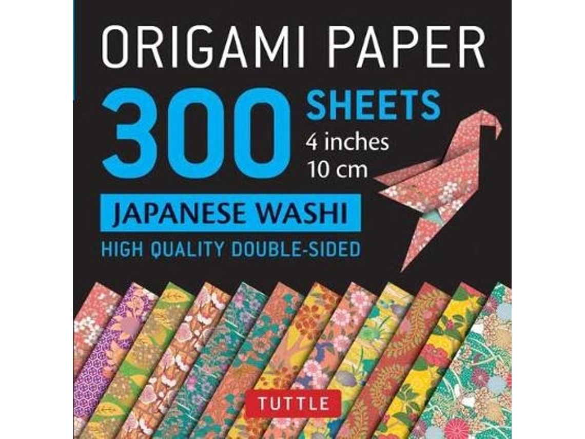 Libro Origami Paper - Japanese Washi Patterns- 4 inch 300 sheets de Tuttle Publishing (Inglés)