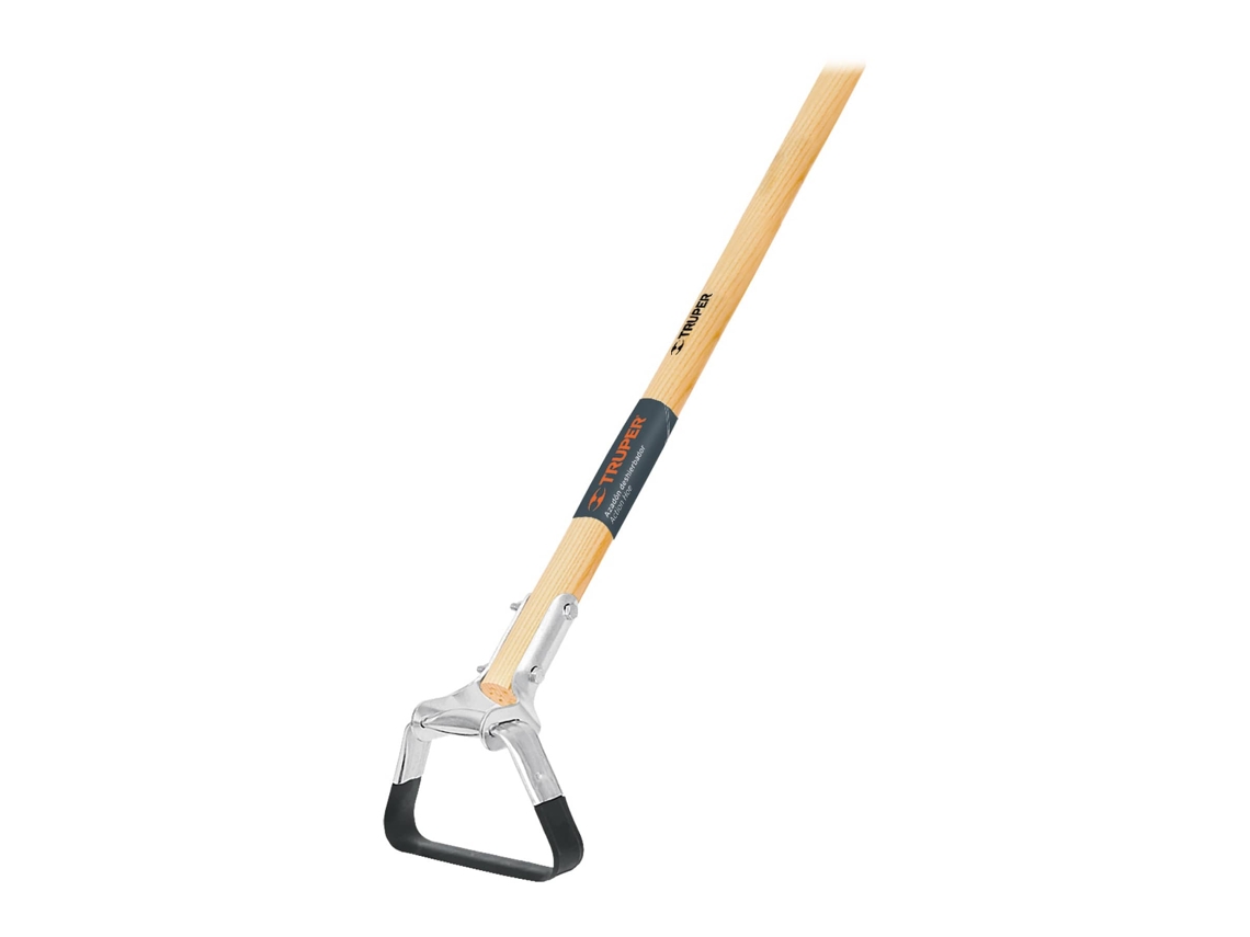 Deshierbador con mango largo de madera