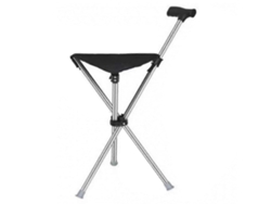 Bastón con asiento para personas mayores, bastón plegable con silla.