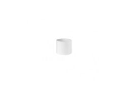 Pantalla Cilindrica Dori Pinza Blanca 14Dx14dx13h Cm Tejido Popelin