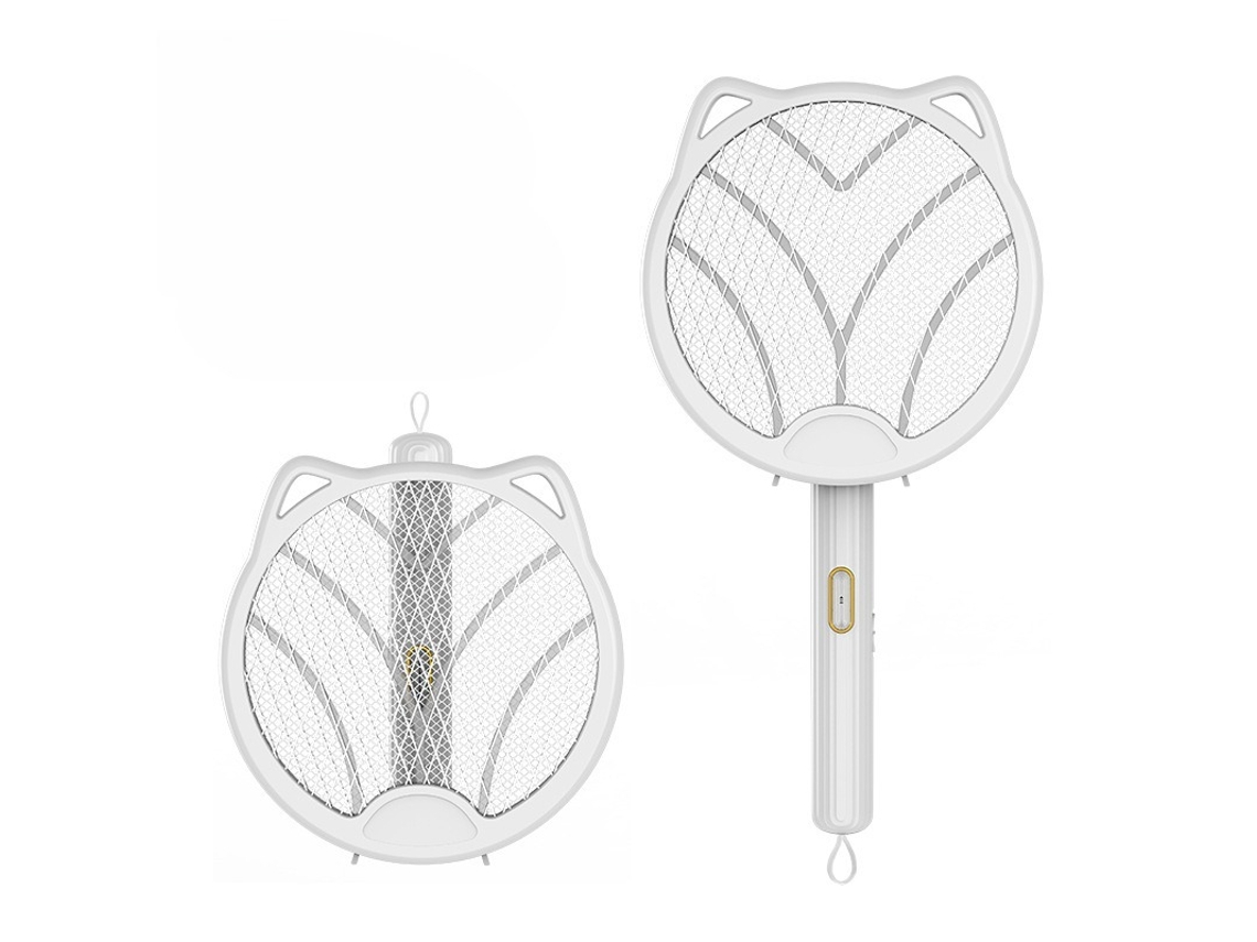 Mata-mosquitos Recarregável, 3200v, Bateria Interna De 1200mah, Luz Atrativa Para Mosquitos, Facilmente Dobrável Branco Hexinyigjly