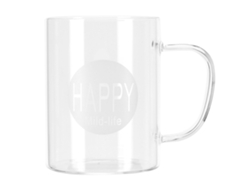 Vasos de vidrio ecológicos y saludables, sin plomo y con asa, de cristal transparente para café y té, ligeros y duraderos, lavables a máquina.