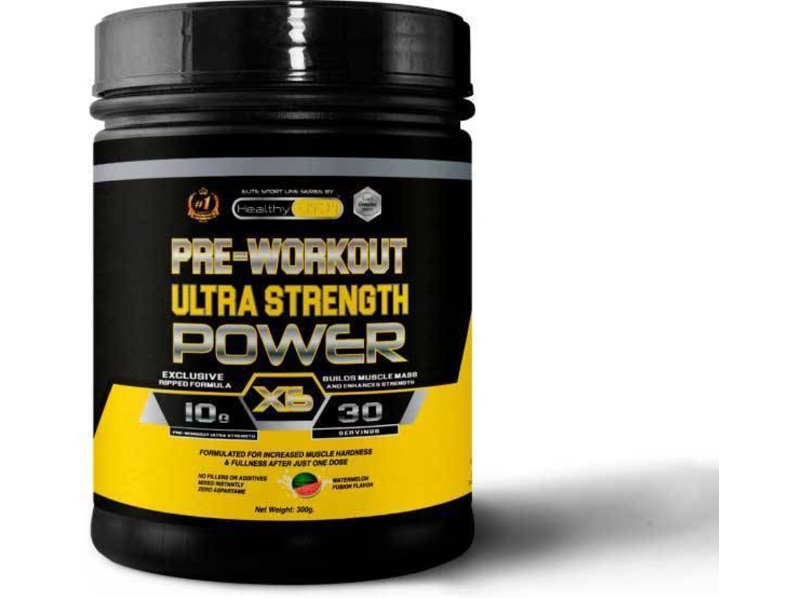 Complemento Alimentar HEALTHY FUSION Poder Potente Pré-Treino Ultra Concentrado X6