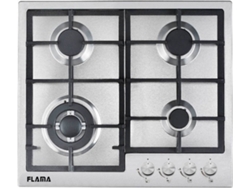 Placa de Gas FLAMA 9006FL (Gas Natural - 60 cm - Inox)