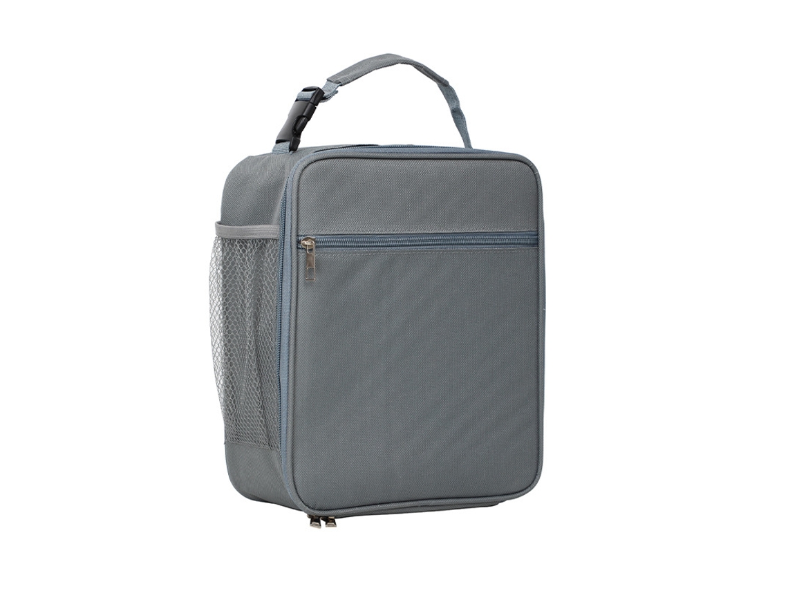 (paquete De 2 Gris) Bolsa De Almuerzo Portátil, Hielera De Lona Aislada Para Mantener La Comida Caliente O Fría.