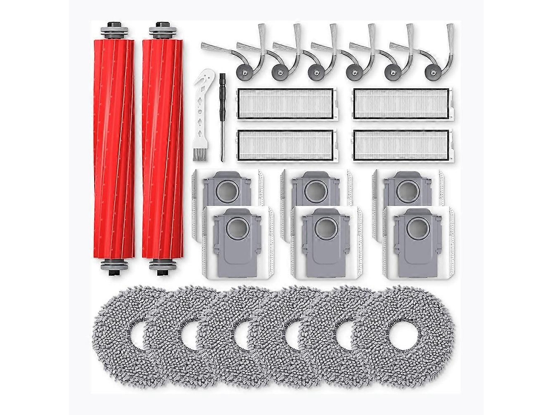 26 Pack Replacement Accessories For 35a / 35s Robot Vacuum,main Brush,side Brush,mop Pads, Dust Bag