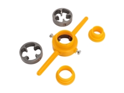 Herramienta Para Roscar Pvc Con 3 Terrajas Npt De 1/2, 3/4 Y 1 Pulgada. Herramienta Manual Para Fontanería.