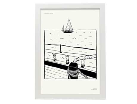 Poster NACNIC Pop Art Abstracto Velero (A3)