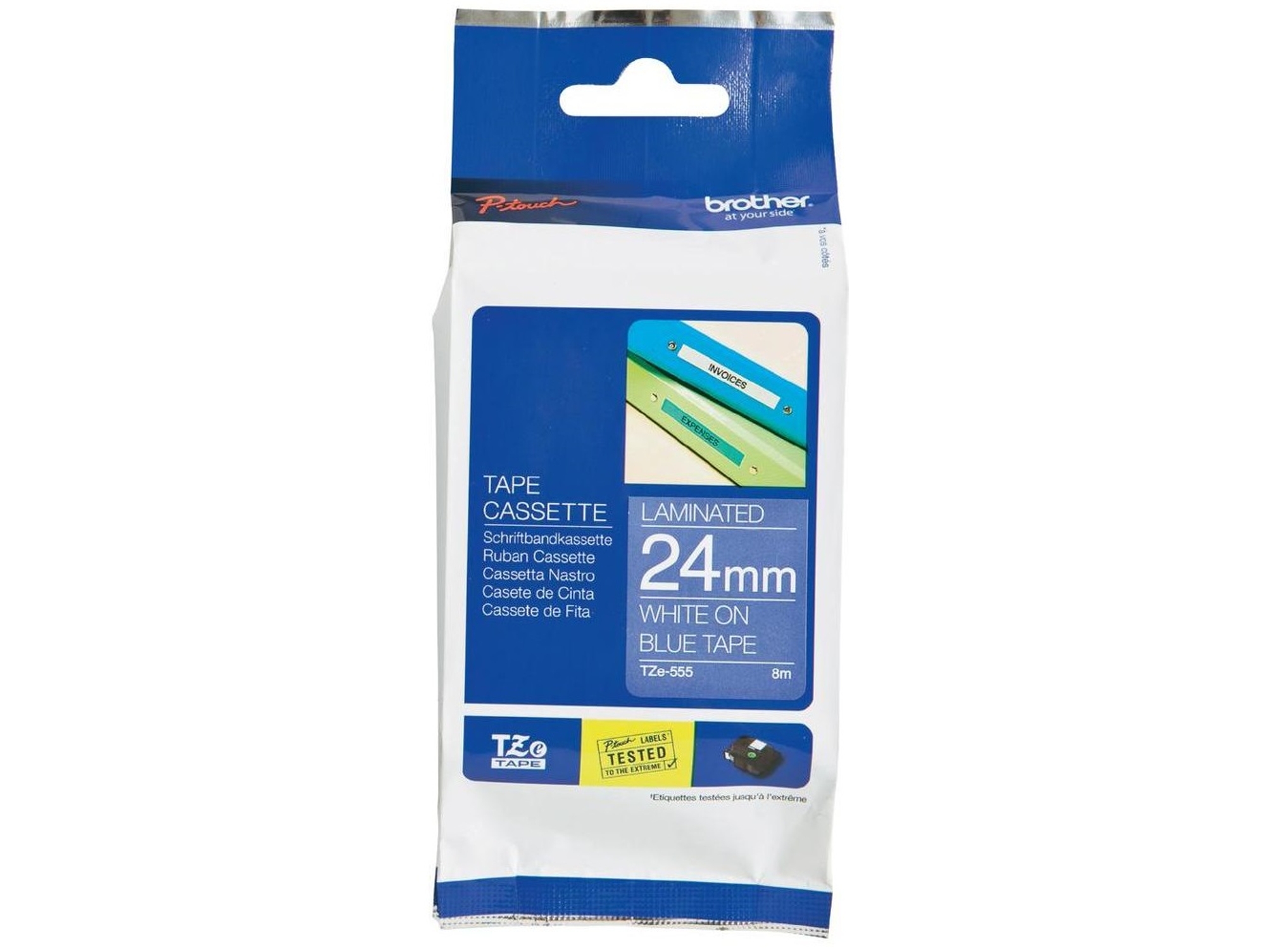 Cinta BROTHER TZe555 laminada