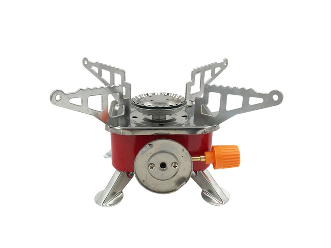 Estufa De Gas Portátil, Mini Cuadrada, Resistente Al Viento, Llama Potente, Estufa Para Exteriores.