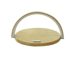 Lámpara de mesa LED con cargador inalámbrico Qi, lámpara de mesa con ajuste de carga USB de 10W, mesita de noche con asiento para teléfono (registro)