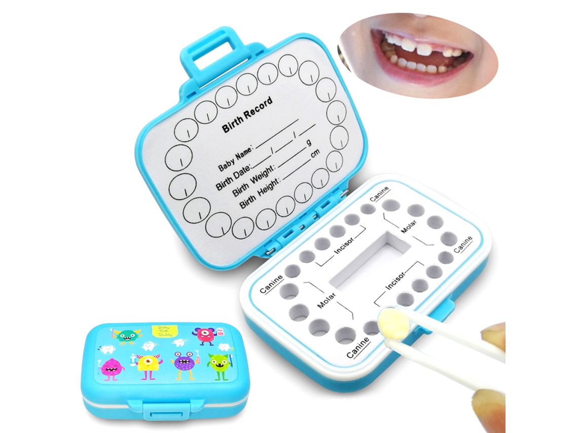Caja De Almacenamiento De Dientes Y Cabello De Pp Para El Hada De Los Dientes Del Bebé
