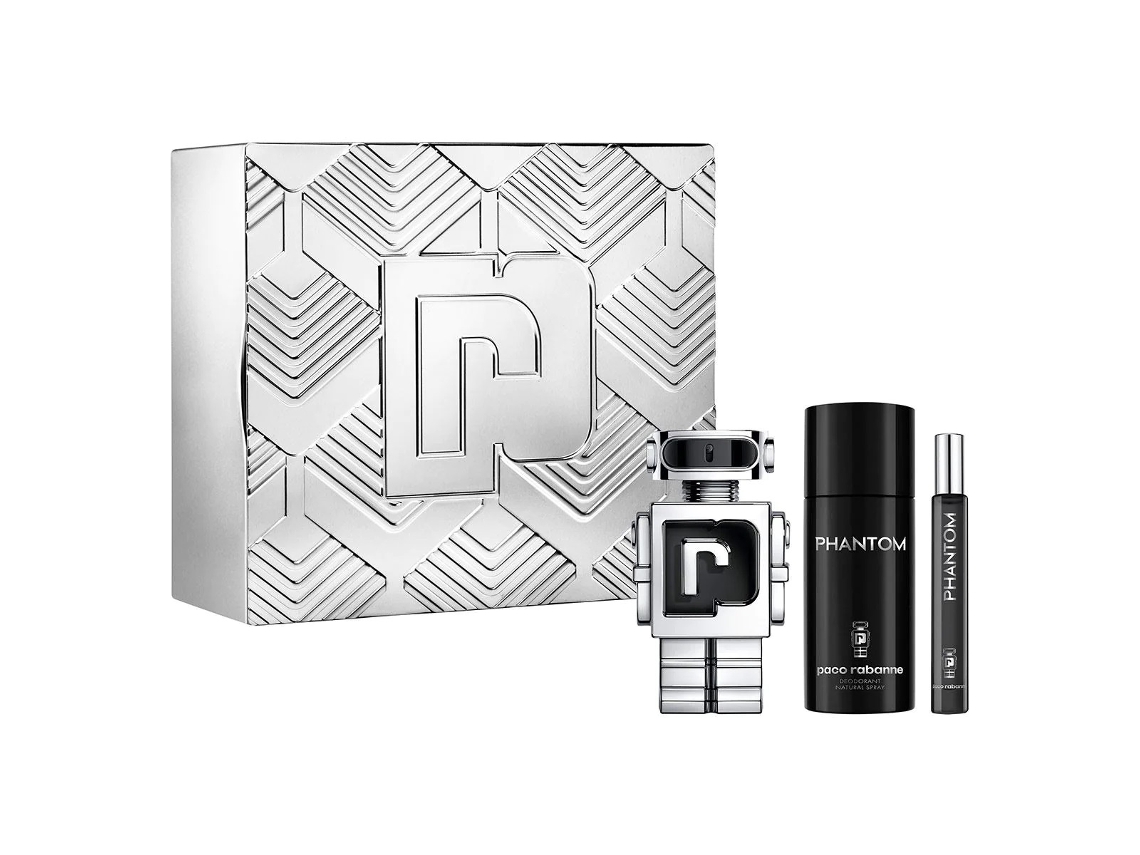 Set de Perfume Paco Rabanne Phantom 3 Piezas