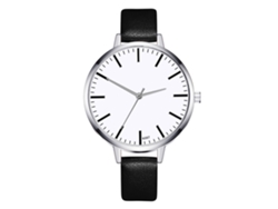 Relógio De Pulso Feminino Casual Fashion De Couro Pu Quartzo Zhoulianfa Café