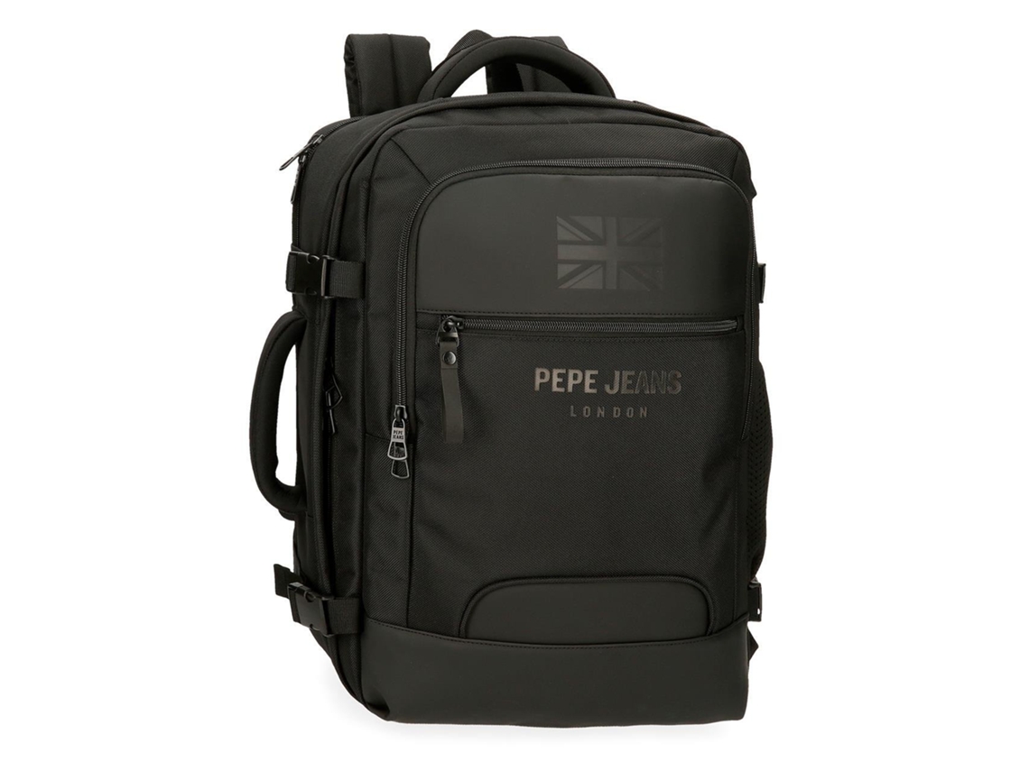 PEPE JEANS Mochila De Viaje Poliéster Bromley Negro