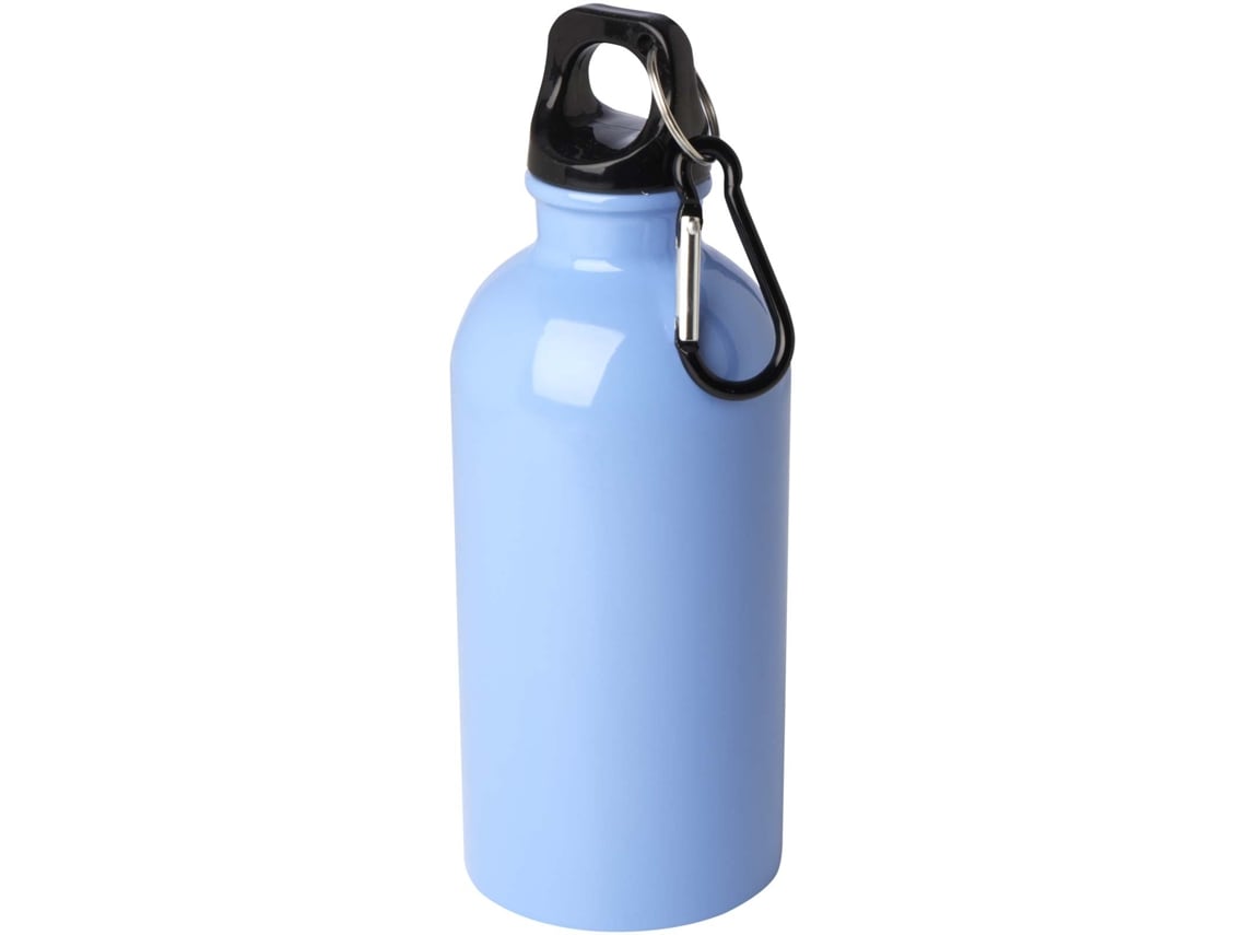 Bidón De 400 Ml De Acero Inoxidable Con Certificado Rcs Con Mosquetón "oregon"