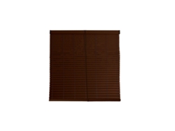 Persiana De Pvc Alicantina Con Polea Metálica | Persiana Enrollable | Estor Enrollable Para Ventanas, Puertas, Salón Y Cocina Nogal 97 X 120 Cm