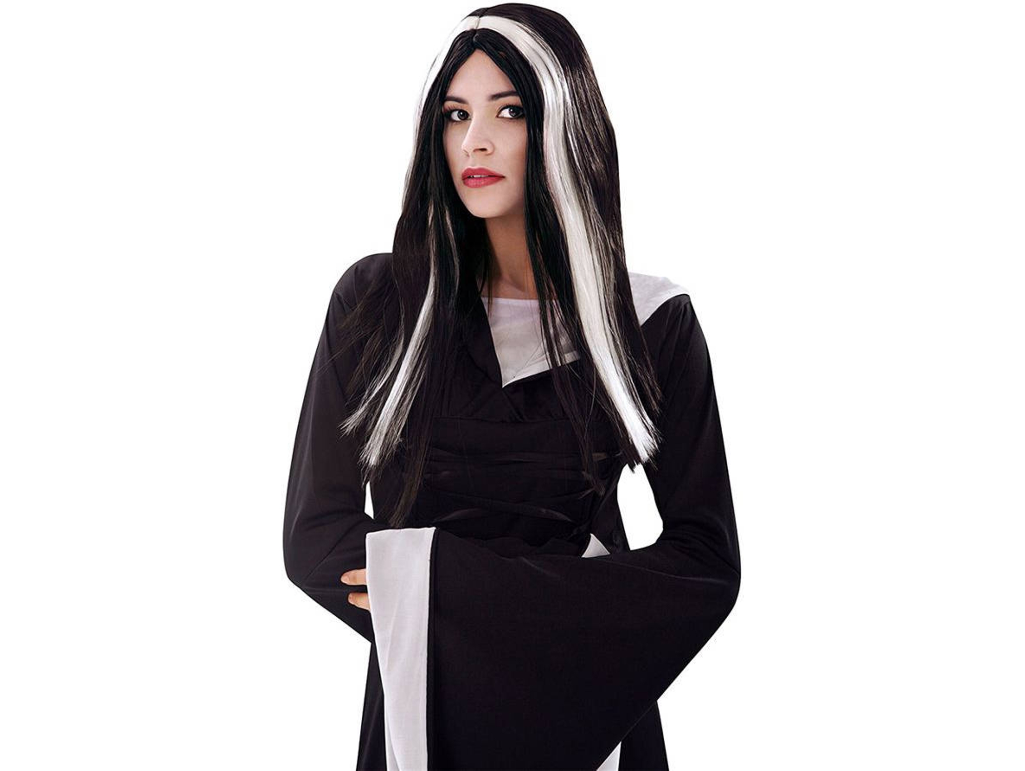 Peluca Bruja (Negra y Blanca)