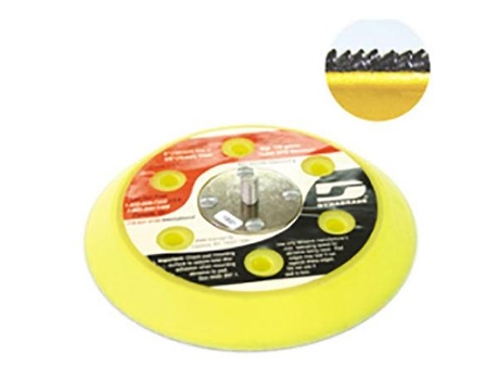 Plato rotorbital velcro 150mm. 5/16 6a con taladro 6 orificios
