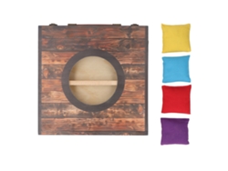 Juego de cornhole portátil, plegable e impermeable