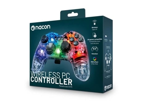 Controlador de juegos inalámbrico para PC Gc-200 Rgb 2,4 Ghz.